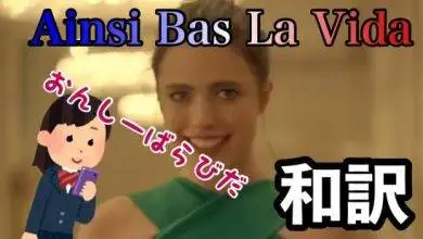 Ainsi Bas La Vida 意味